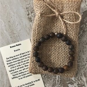 Bronzite 8mm Natural Stone Beaded Bracelet